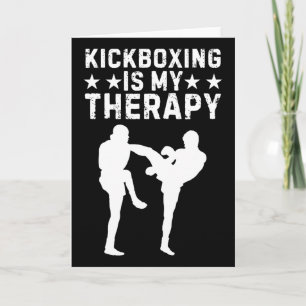 Funny Kickboxing For Men Women Kickboxer Workout E Card