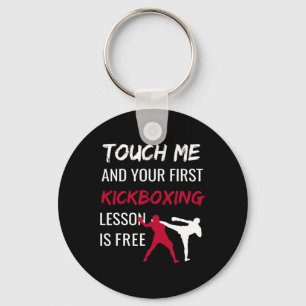 Funny Kickboxing Kick Boxing Sensei T Shirt Gift  Keychain
