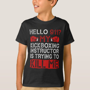 Funny Kickboxing Kickboxer Kickbox  T-Shirt