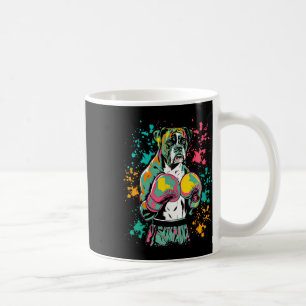 Funny Kickboxing Or Boxing Boxer Dog _1 Coffee Mug