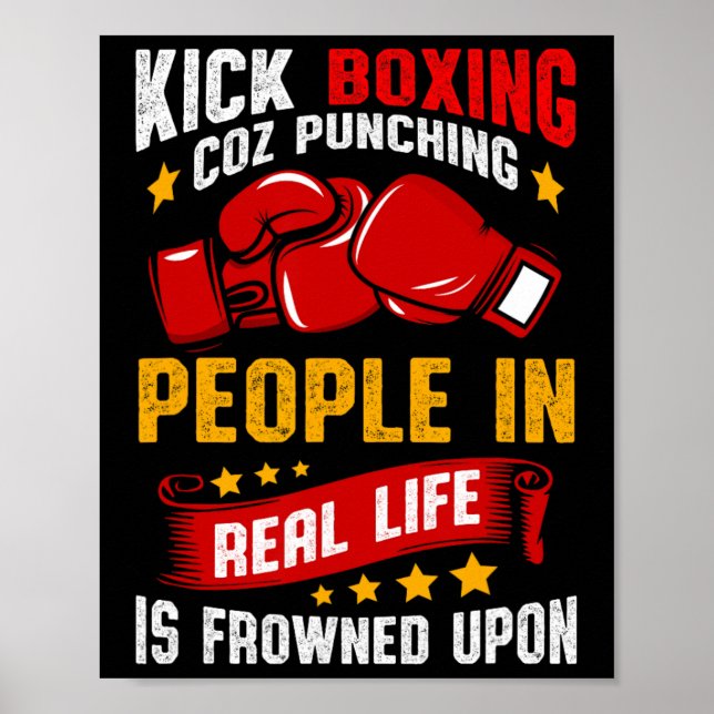 Funny Kickboxing  Poster (Front)