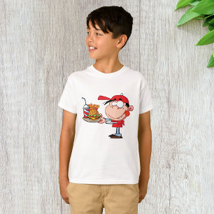 Funny Kid Fast Food Lover Burger, Fries and Drink T-Shirt