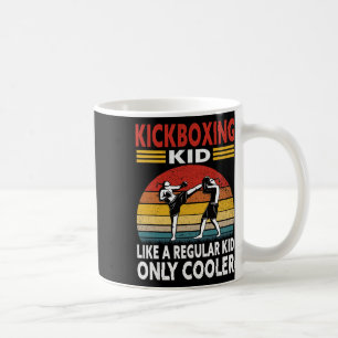 Funny Kid Kickboxer Outfit - Boxing Kid Kickboxing Coffee Mug