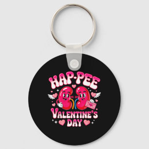Funny Kidney Hap Pee Valentine Urology Nurse Keychain