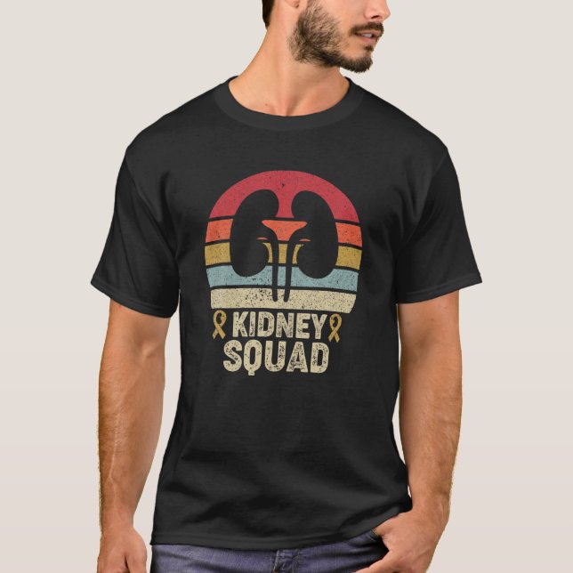 Funny Kidney Squad Nephrology Nurse Team Renal Dia T-Shirt (Front)