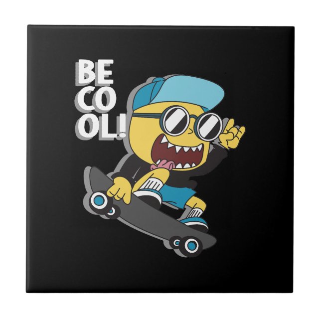 Funny kids-5 tile (Front)