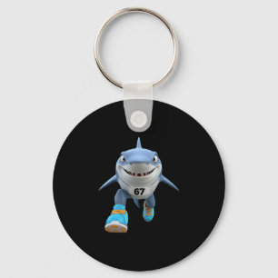 Funny Kids 67 Meme Tralalero Tralala Runner Italia Keychain