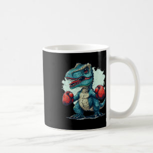 Funny Kids Boxing Dinosaur With Boxing Gloves Cost Coffee Mug
