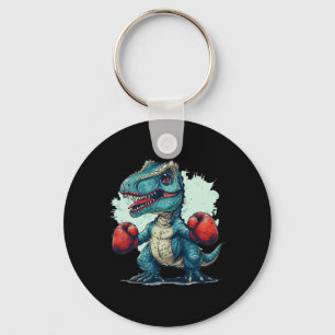 Funny Kids Boxing Dinosaur With Boxing Gloves Cost Keychain