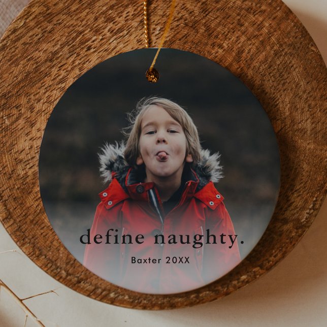 Funny Kids Family 2 Photo Christmas Metal Ornament (Funny kids photo christmas tree ornaments.)
