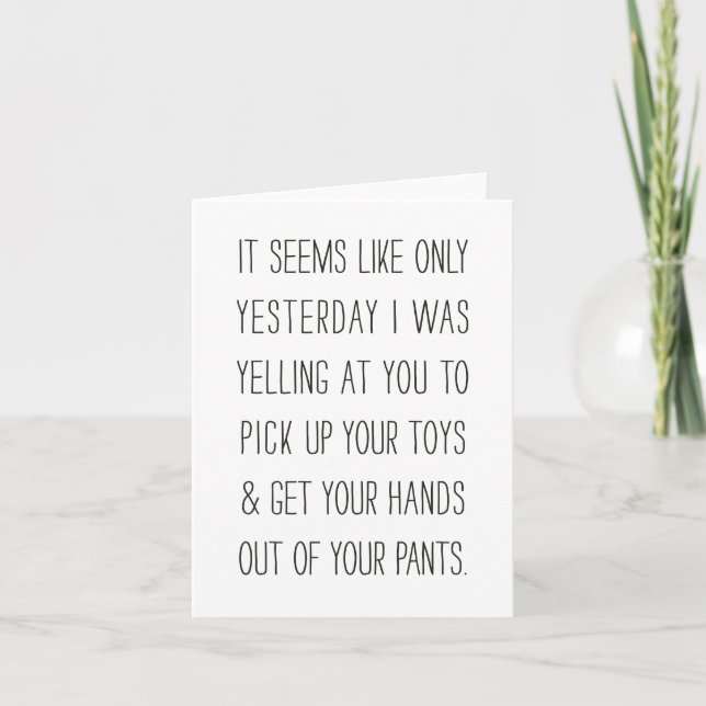 Funny Kids Happy Birthday Humour Card (Front)