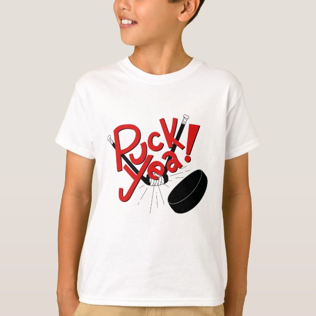Funny Kids Hockey Shirt (Front)