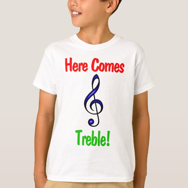 Funny Kids Music T-Shirt : Voici Arbre (Devant)