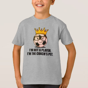 Funny Kids Soccer Shirt – Coach’s Pet