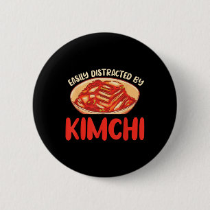 Funny Kimchi Saying Korean Bbq Lovers  2 Inch Round Button