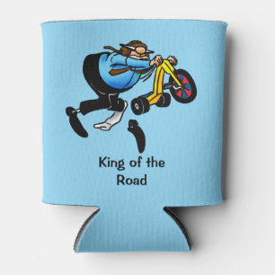 Funny King Of The Road Can Cooler