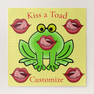 Funny Kiss A Toad Thunder_Cove Jigsaw Puzzle