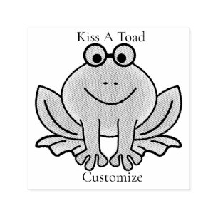 Funny Kiss A Toad Thunder_Cove Self-inking Stamp