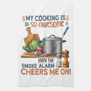 Funny Kitchen Quote Design (2) Towel