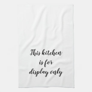 funny kitchen quote towel