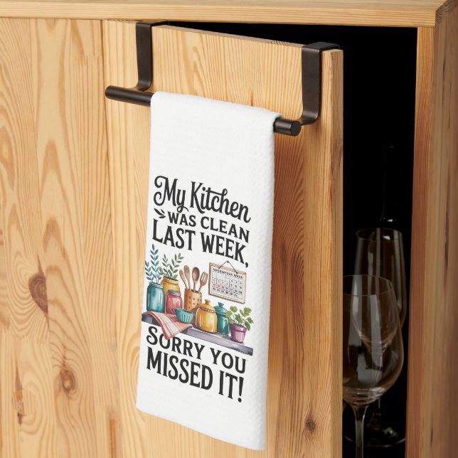 Funny Kitchen Series Design #1 Towel (Thirds Fold)