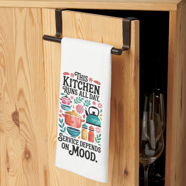 Funny Kitchen Series Design #6 Towel (Thirds Fold)