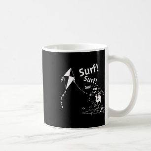 Funny Kite Surfing In The Wind  Coffee Mug
