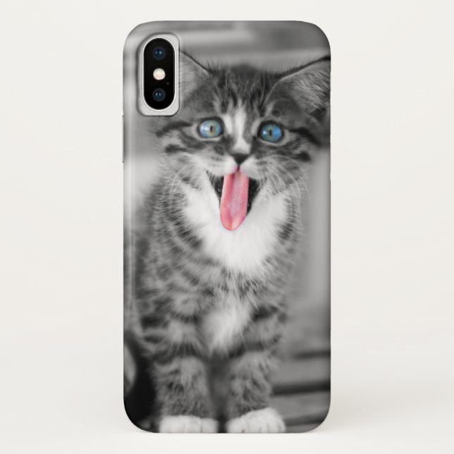 Funny Kitten Case-Mate iPhone Case (Back)