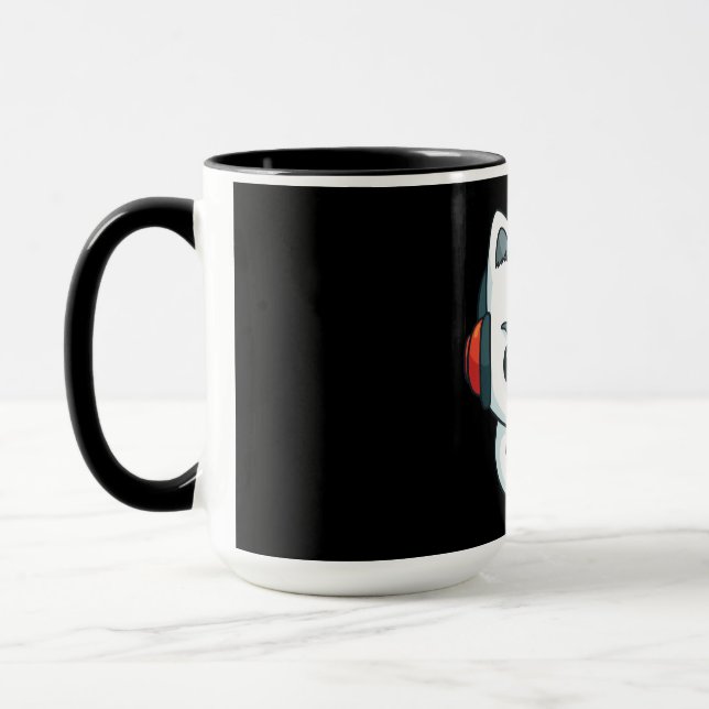 Funny Kitten Gamer Mug (Left)