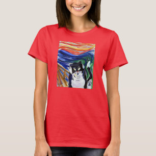 Funny Kitty Scream Cat T-Shirt