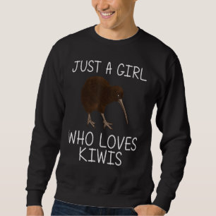 Funny Kiwi Bird For Girls Kids Wildlife Animal New Sweatshirt