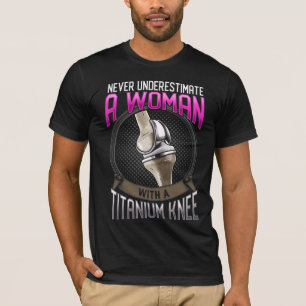 Funny Knee Surgery Recovery Hospital Get Well T-Shirt