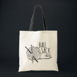 Funny Knitting Ball Sack Tote Bag<br><div class="desc"></div>
