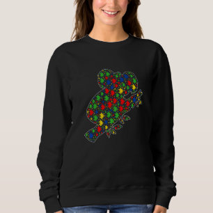 Funny Koala Animals Puzzle Pieces Autism Awareness Sweatshirt