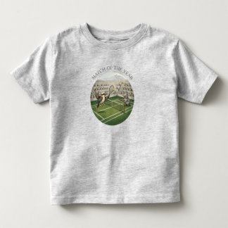 Funny Kookaburra vs Koala Tennis Match Art Toddler T-shirt