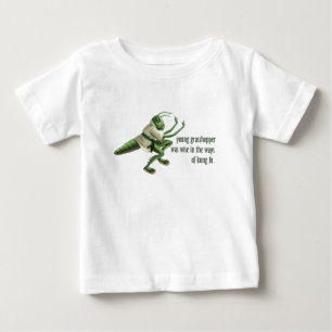 Funny Kung Fu Grasshopper Baby T-Shirt