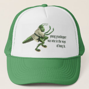 Funny Kung Fu Grasshopper Trucker Hat