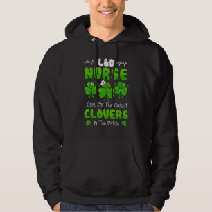 Funny L&d Nurse Irish St Patricks Day Cutest C Kid Hoodie