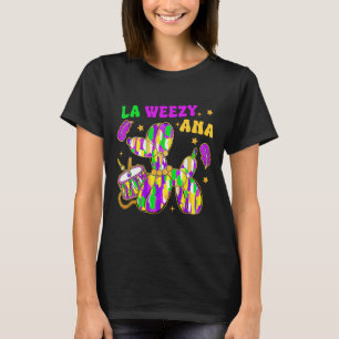 Funny La Weezy Ana Mardi Gras Carnival Cake Walk M T-Shirt