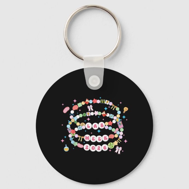 Funny Lab Calling Science Funny Lab Laboratory Keychain (Front)