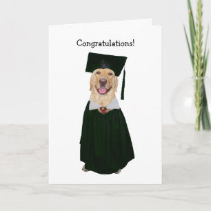 Funny Lab Graduation Card
