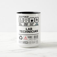 Funny Lab Technician Handling Information