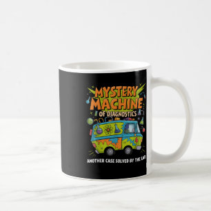 Funny Lab Week 2025 Retro Mystery Machine Of Diagn Coffee Mug