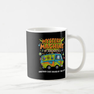 Funny Lab Week 2025 Retro Mystery Machine Of Diagn Coffee Mug