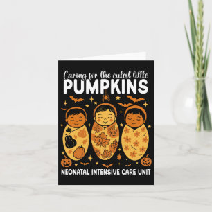 Funny Labour And Delivery Nurse Halloween Landd Nu Card