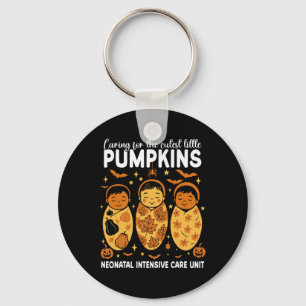 Funny Labour And Delivery Nurse Halloween Landd Nu Keychain