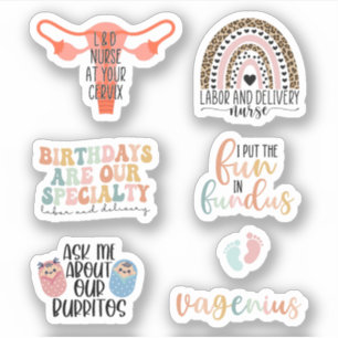 Funny Labour and Delivery Nurse pack