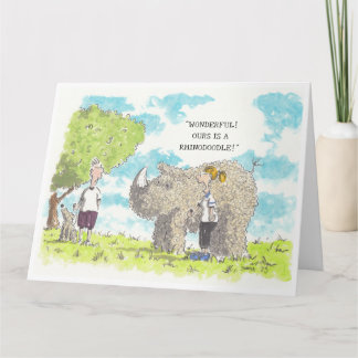 Funny Labradoodle  Card