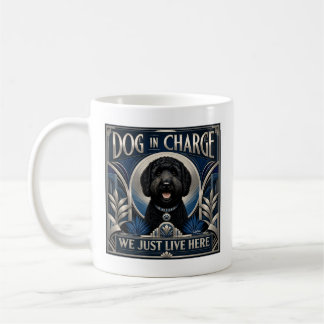 Funny Labradoodle Runs The House Coffee Cup - Mug 