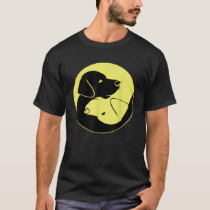 Funny Labrador Gift For Men Women Cool Yellow And  T-Shirt